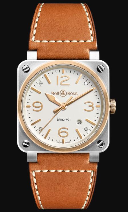 Bell & Ross BR 03-92 STEEL & ROSE GOLD BR0392-ST-PG/SCA Replica Watch